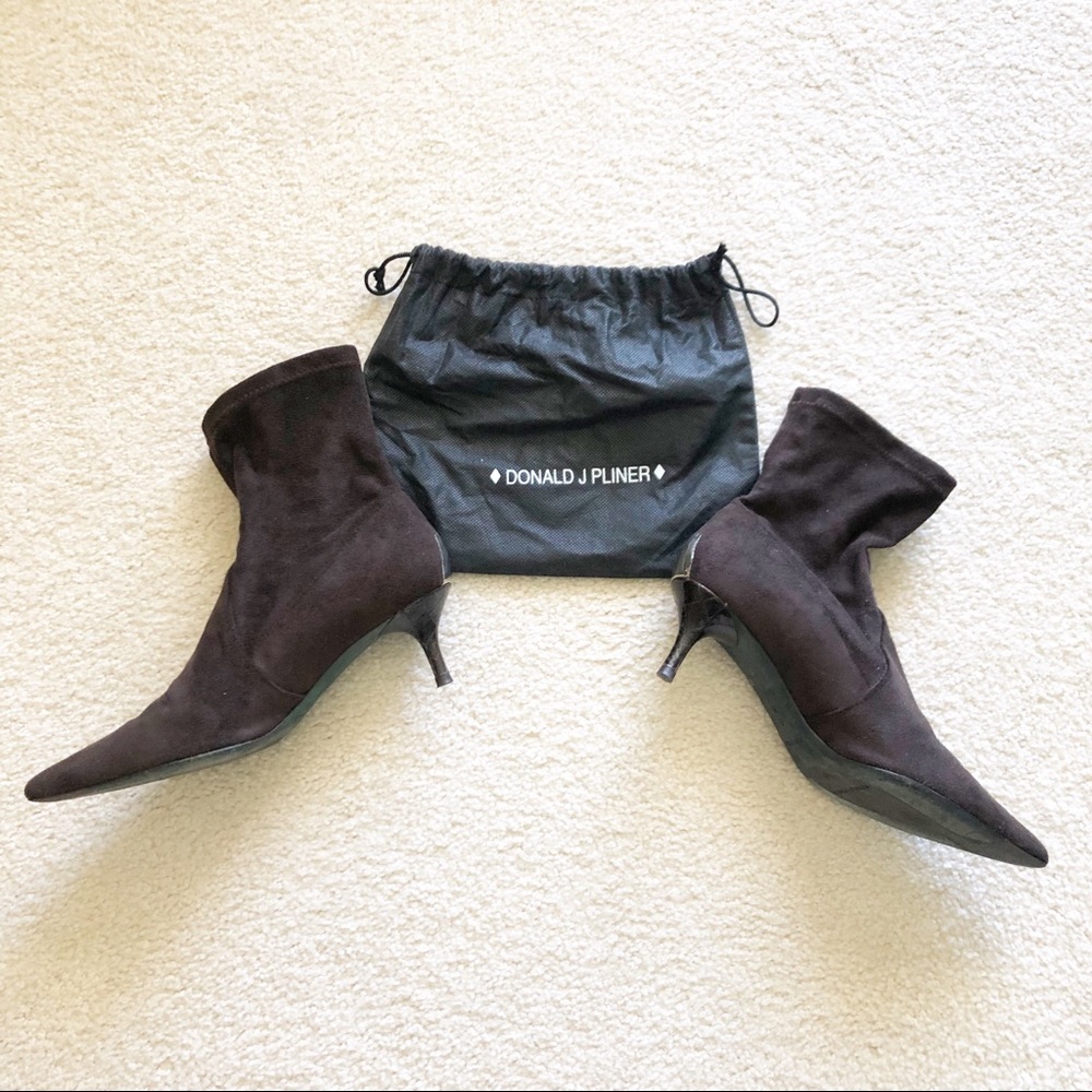 Donald J. Pliner Suede Heeled Boots